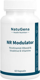 NatuGena NR Modulator Nicotinamid-Ribosid mit B-Komplex 300 mg Kapseln 60 Stück – Bild 1 von 3