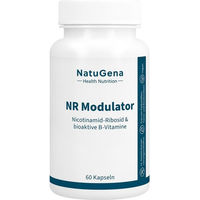 Produktbild von NatuGena NR Modulator Nicotinamid-Ribosid mit B-Komplex 300 mg Kapseln 60 Stück