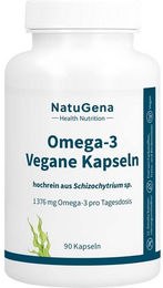 NatuGena Omega-3 Fischöl Kapseln mit 1390 mg DHA und 705 mg EPA – Bild 1 von 2