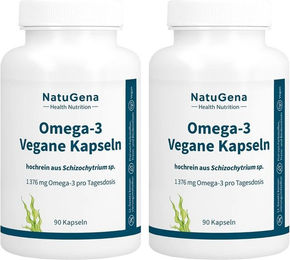 NatuGena Omega-3 Vegane Kapseln für Schwangere und Stillende – Glutenfrei und Laktosefrei – Bild 1 von 1