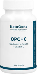 NatuGena OPC+C Kapseln mit natürlichem Vitamin C aus Acerola und Hagebutte – Bild 1 von 2