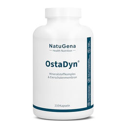 NatuGena OstaDyn Mineralstoffkomplex mit Eierschalenmembran, Kollagen, Elastin und Glykosaminoglykane, 210 Kapseln für Senioren – Bild 1 von 3