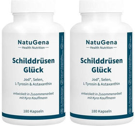 NatuGena SchilddrüsenGlück Kapseln mit Jod, Selen und L-Tyrosin – Bild 1 von 2