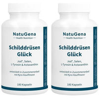 Produktbild von NatuGena SchilddrüsenGlück Kapseln mit Jod, Selen und L-Tyrosin