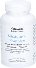 NatuGena Silizium-3-Komplex Kieselerde Kapseln 120 Stück – Bild 1 von 1