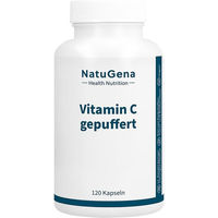 Produktbild von NatuGena Vitamin C gepuffert Calciumascorbat vegan 120 Kapseln