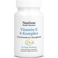 Produktbild von NatuGena Vitamin E 8-Komplex vegan Kapseln glutenfrei laktosefrei 60 Stück