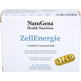 NatuGena ZellEnergie Kapseln mit NADH und Ubiquinon 150 mg 60 Stück – Bild 1 von 4