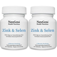 Produktbild von NatuGena Zink Picolinat und Selen Natriumselenit Tabletten 120 Stück