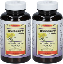 natuko Nachtkerzenöl Kapseln mit Vitamin E 500 mg 180 Stück – Bild 1 von 1