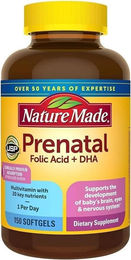 Natur Made Prenatal Multi + DHA Multivitamin für Frauen glutenfrei 150 Kapseln – Bild 1 von 2