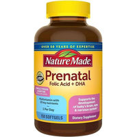 Produktbild von Natur Made Prenatal Multi + DHA Multivitamin für Frauen glutenfrei 150 Kapseln