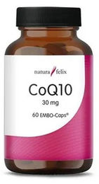 Natura felix CoQ10 Ubiquinon 30 mg vegan zuckerfrei 60 Kapseln – Bild 1 von 4