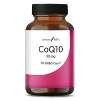 Produktbild von Natura felix CoQ10 Ubiquinon 30 mg vegan zuckerfrei 60 Kapseln