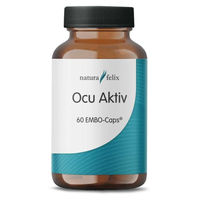 Produktbild von Natura Felix Ocu Aktiv mit Vitamin A und Ringelblume, 60 Kapseln, vegan und vegetarisch