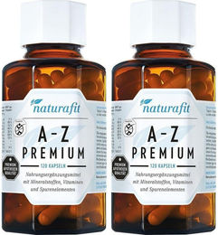 naturafit A-Z Premium Multivitamin-Mineralstoff-Komplex Kapseln für Sportler 240 Kapseln – Bild 1 von 1