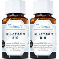 Produktbild von naturafit Ballaststoffe Bio Akazienfaser Kapseln 120 Stück