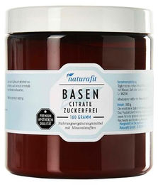 NaturaFit Basencitrate Mineralstoff-Komplex Pulver, zuckerfrei, 160 g – Bild 1 von 2