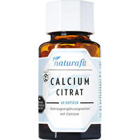 Produktbild von NATURAFIT Calcium Citrat Kapseln 60 Stück