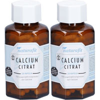Produktbild von naturafit Calcium Citrat Kapseln ohne Gelatine 240 Stück