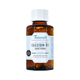 NaturaFit Calcium D3 Kapseln 120 Stück – Bild 1 von 3