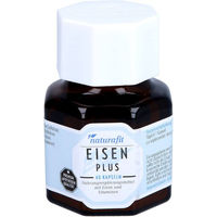 Produktbild von Naturafit Eisen Plus Kapseln mit Eisenfumarat für Frauen, Schwangere und Stillende