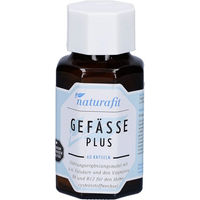 Produktbild von naturafit Gefäße Plus Kapseln 60 Stück