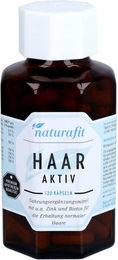 naturafit Haar Aktiv Biotin-Komplex Kapseln 120 Stück – Bild 1 von 4