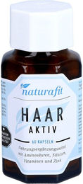 naturafit Haar Aktiv Kapseln mit Zink, Biotin und Selen 60 Stück – Bild 1 von 2