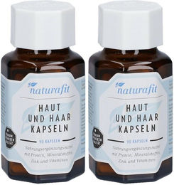 naturafit Haut- und Haarkapseln mit Zink, Biotin und Selen, laktosefrei und glutenfrei – Bild 1 von 1