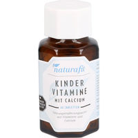 Produktbild von NaturaFit Kindervit M Calc Calcium Lutschtabletten glutenfrei 40 Stück
