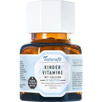 Produktbild von NaturaFit Kindervitamine mit Calcium Lutschtabletten für Kinder 20 Stück