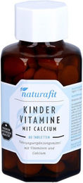 naturafit Kindervitamine mit Calcium Lutschtabletten laktosefrei glutenfrei ohne Zusatzstoffe – Bild 1 von 2