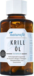 naturafit Krillöl Kapseln für Kinder glutenfrei laktosefrei ohne Zusatzstoffe 150 Stück – Bild 1 von 3