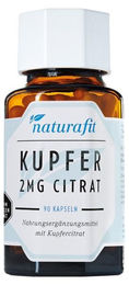 naturafit Kupfer Citrat 2 mg Kapseln, 90 Stück – Bild 1 von 4
