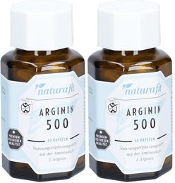 naturafit L-Arginin 500 Kapseln vegan 120 Stück – Bild 1 von 1