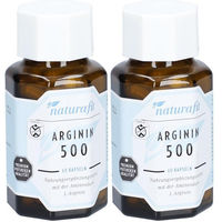 Produktbild von naturafit L-Arginin 500 Kapseln vegan 120 Stück