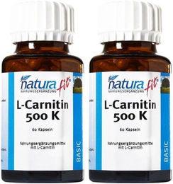 naturafit L-Carnitin Kapseln ohne Gelatine laktosefrei und glutenfrei 120 Stück – Bild 1 von 1