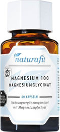 Naturafit Magnesium Bisglycinat 100 mg Kapseln 60 Stück für Sportler sowie Schwangere und Stillende – Bild 1 von 2