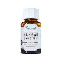Produktbild von naturafit Mangan Citrat 2 mg Kapseln, 90 Stück