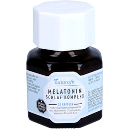naturafit Melatonin Schlaf Komplex Kapseln ohne Zusatzstoffe 20 Stück – Bild 1 von 1