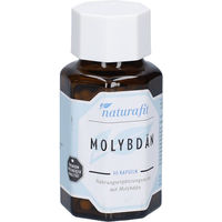 Produktbild von naturafit Molybdän Kapseln vegan glutenfrei laktosefrei 90 Stück