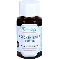 Produktbild von Naturafit Mönchspfeffer 10 mg Bio Kapseln ohne Zusatzstoffe 60 Stück
