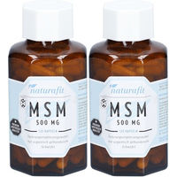 Produktbild von naturafit MSM 500 mg Kapseln 120 Stück