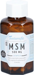 naturafit MSM 500 mg Kapseln 120 Stück – Bild 1 von 2