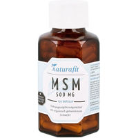 Produktbild von Naturafit MSM 500 mg Kapseln 120 Stück