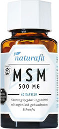 naturafit MSM 500 mg Kapseln 60 Stück – Bild 1 von 3