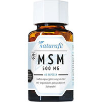 Produktbild von naturafit MSM 500 mg Kapseln 60 Stück