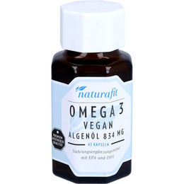 naturafit Omega-3 Algenöl vegan Kapseln 750 mg 45 Stück – Bild 1 von 2