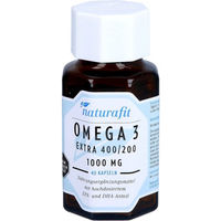 Produktbild von Naturafit Omega-3 Extra 400/200 Kapseln 40 Stück laktosefrei und glutenfrei